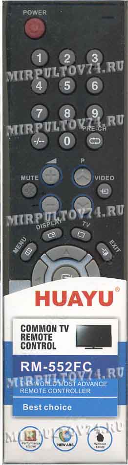 HUAYU SAMSUNG RM-552FC Универсальный пульт к телевизорам SAMSUNG