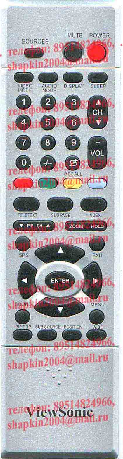 ViewSonic N4060V Пульт для телевизора ViewSonic N3260V, N3760V